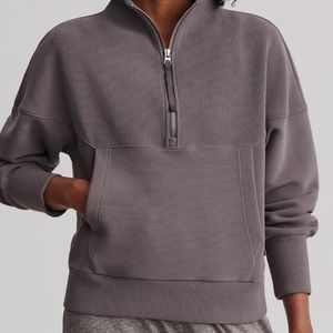 Varley Acadia Half-Zip Pullover | Egret | XXS